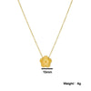 Wholesale Women's Titanium Steel Flower Jewelry Suit With Clover And Plum Blossom Laser Design Electroplated