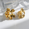 Wholesale Women's Titanium Steel Flower Opening Ring Electroplated Light Luxury Heavy Industry Style