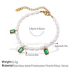 Wholesale Women's 316L Stainless Steel Freshwater Pearl Necklace Fashion Minimalist Electroplating Jewelry