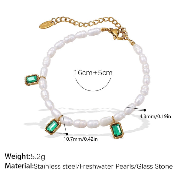 Wholesale Women's 316L Stainless Steel Freshwater Pearl Necklace Fashion Minimalist Electroplating Jewelry