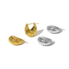 Wholesale Women's Titanium Steel Geometric Earrings With Electroplating