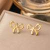 Wholesale Women's Titanium Steel Geometric 18K Real Gold Plated Necklace With Flash O Chain