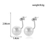 Wholesale Women's Titanium Steel Geometric Light Luxury Elegant Simple Allmatch Earrings With Electroplating Treatment