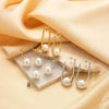 Wholesale Women's Titanium Steel Geometric Light Luxury Elegant Simple Allmatch Earrings With Electroplating Treatment