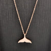 Wholesale Women's Titanium Steel Geometric Mermaid Tail Necklace With Electroplating