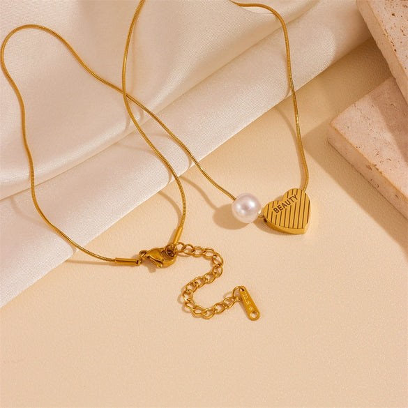 Wholesale Women's Titanium Steel Geometric Necklace Chain