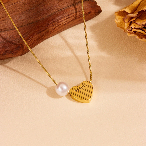Wholesale Women's Titanium Steel Geometric Necklace Chain