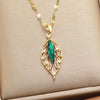 Wholesale Women's Titanium Steel Geometric Necklace With Electroplating Light Luxury Niche Design High End Clavicle Chain
