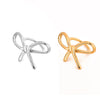 Wholesale Women's Titanium Steel Geometric Plain Ring With Electroplating