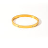 Wholesale Women's Titanium Steel Geometric Retro Light Luxury Electroplated Bracelet