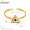 Wholesale Women's Titanium Steel Geometric Ring With Zirconia Inlay And Flower Rhombus Patterns