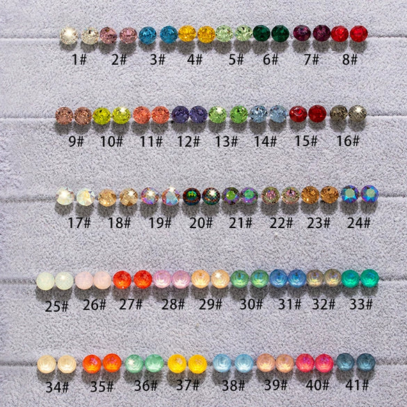 Wholesale Women's Titanium Steel Geometric Style Ear Nails Set With Diamonds
