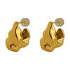 Wholesale Women's 316L Stainless Steel Geometric Style Gold Plated Electroplated Irregular Earrings