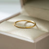 Wholesale Women's Titanium Steel Geometric Thin Ring Highend Electroplated Jewelry