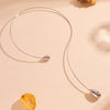 Wholesale Women's Titanium Steel Geometric Water Drop Collar Earrings