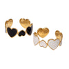 Wholesale Women's Titanium Steel Heartd Bracelet With 18K Gold Plated Electroplating High End And Non Fading