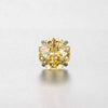 Wholesale Women's Titanium Steel Inlaid Zircon Geometric Sweet Style Handheld Flower Cut Eightsided Ear Nail