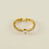 Wholesale Women's Titanium Steel Jewelry Set With Multicolored Zircon And Geometric Pattern Bracelet Earrings