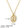 Wholesale Women's Titanium Steel 18K Gold Dripping Oil Heart Pendant Necklace