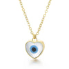 Wholesale Women's Titanium Steel 18K Real Gold Plated Jewelry Devil's Eye Animals Zodiac Pendant Necklace