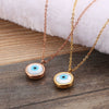 Wholesale Women's Titanium Steel 18K Real Gold Plated Jewelry Devil's Eye Animals Zodiac Pendant Necklace