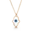 Wholesale Women's Titanium Steel 18K Real Gold Plated Jewelry Devil's Eye Animals Zodiac Pendant Necklace