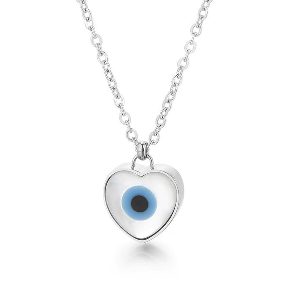 Wholesale Women's Titanium Steel 18K Real Gold Plated Jewelry Devil's Eye Animals Zodiac Pendant Necklace