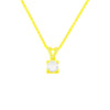 Wholesale Women's Titanium Steel Letter Geometric Light Luxury Inlaid Zircon Necklace With Cross Chain