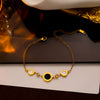 Wholesale Women's Titanium Steel Light Luxury Bracelet With Diamond Treatment Letters Numbers Text Pattern And Roman Disc Design