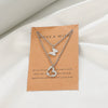 Wholesale Women's Titanium Steel Necklace With Cross Love Butterfly Heart Animal Zodiac Patterns Electroplated
