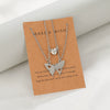 Wholesale Women's Titanium Steel Necklace With Cross Love Butterfly Heart Animal Zodiac Patterns Electroplated