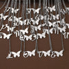 Wholesale Women's Titanium Steel Necklace With Cross Love Butterfly Heart Animal Zodiac Patterns Electroplated