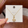 Wholesale Women's Titanium Steel Necklace With Geometric Design And Electroplating Light Luxury Style