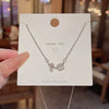 Wholesale Women's Titanium Steel Necklace With Geometric Design And Electroplating Light Luxury Style