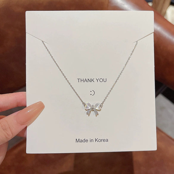 Wholesale Women's Titanium Steel Necklace With Geometric Design And Electroplating Light Luxury Style