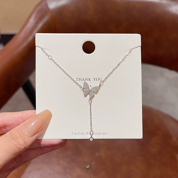 Wholesale Women's Titanium Steel Necklace With Geometric Design And Electroplating Light Luxury Style