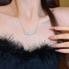 Wholesale Women's Titanium Steel Necklace With Geometric Design And Electroplating Light Luxury Style