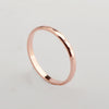 Wholesale Women's Titanium Steel Rhombus Split Flower Twojoint Ring Electroplated Rose Gold