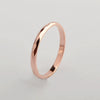 Wholesale Women's Titanium Steel Rhombus Split Flower Twojoint Ring Electroplated Rose Gold