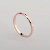 Wholesale Women's Titanium Steel Rhombus Split Flower Twojoint Ring Electroplated Rose Gold