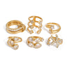 Wholesale Women's Titanium Steel Ring With Geometric Design And Electroplating Treatment