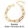 Wholesale Women's Titanium Steel Snake Bone Chain Hip Hop Cuban Necklace With Geometric Design And Gold Inlaid
