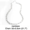 Wholesale Women's Titanium Steel Snake Bone Chain Hip Hop Cuban Necklace With Geometric Design And Gold Inlaid