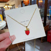 Wholesale Women's Titanium Steel Star Shape Gold Inlaid Clavicle Chain
