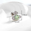 Wholesale Women's Titanium Steel Star Zircon Inlaid Ear Bone Nails