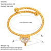 Wholesale Women's Titanium Steel Zirconia Ring With Heart Star Geometric Shapes