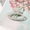 Wholesale Women's Transparent Electroplated Hair Grab Twist Cross Hairpin Hair Accessories