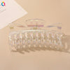 Wholesale Women's Transparent Electroplated Hair Grab Twist Cross Hairpin Hair Accessories