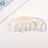 Wholesale Women's Transparent Electroplated Hair Grab Twist Cross Hairpin Hair Accessories