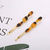 Wholesale Women's Trendy Round Deniershaped Multicolor Zinc Alloy Hairpin Clip